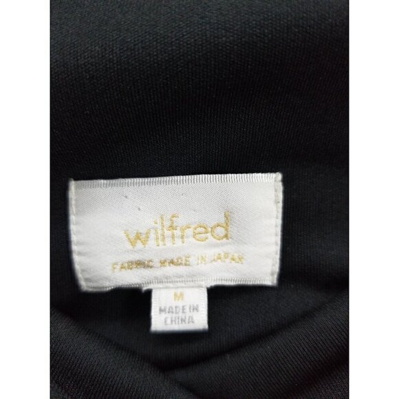 Aritzia Wilfred High Waisted Ankle Zip Jogger Pants Black Size M - Picture 5 of 10